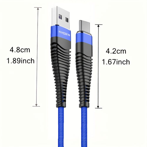 [Fast Charging Cable] High-Speed USB Type-C Fast Charging Cable for Android Phones Compatible with Samsung, Redmi, OnePlus And Xiaomi