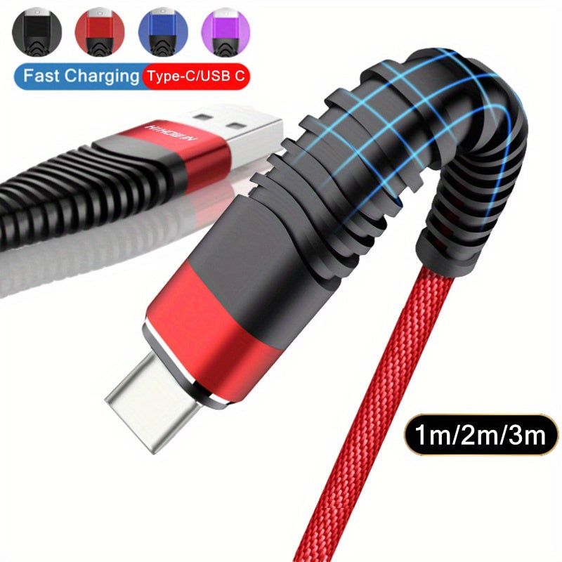 [Fast Charging Cable] High-Speed USB Type-C Fast Charging Cable for Android Phones Compatible with Samsung, Redmi, OnePlus And Xiaomi
